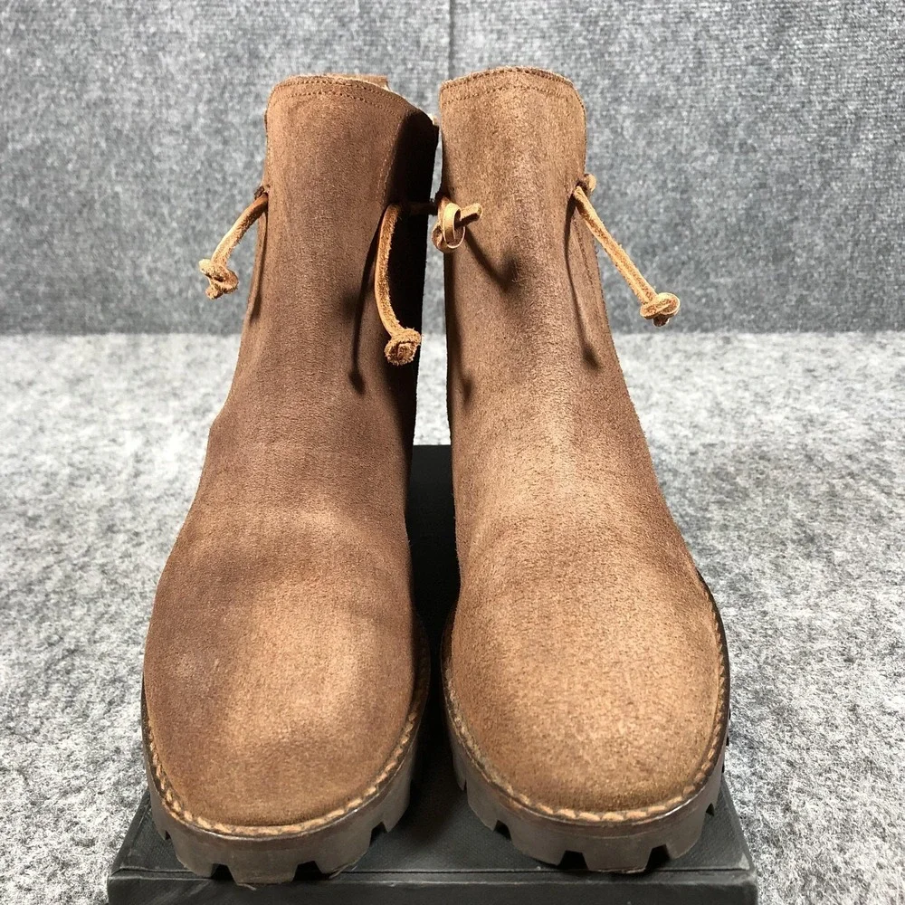 Timberland Ankle Boots Womens 8 M Brown Suede Lug Sole‎ Italy